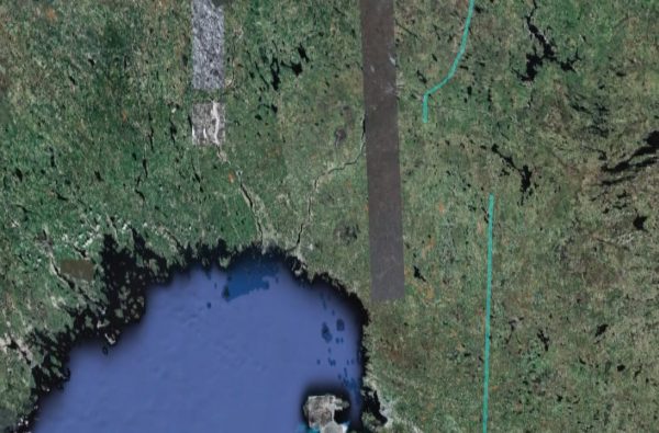 GPStrack flight over lappland