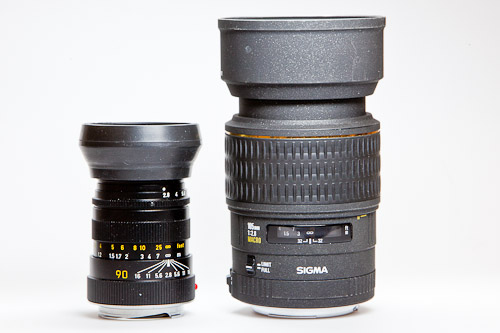 90mm and 105mm Lenses